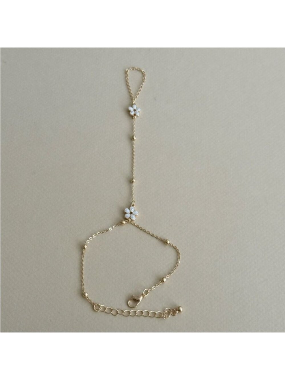 Floral Hand Chain M1730 - Picture 3 of 4